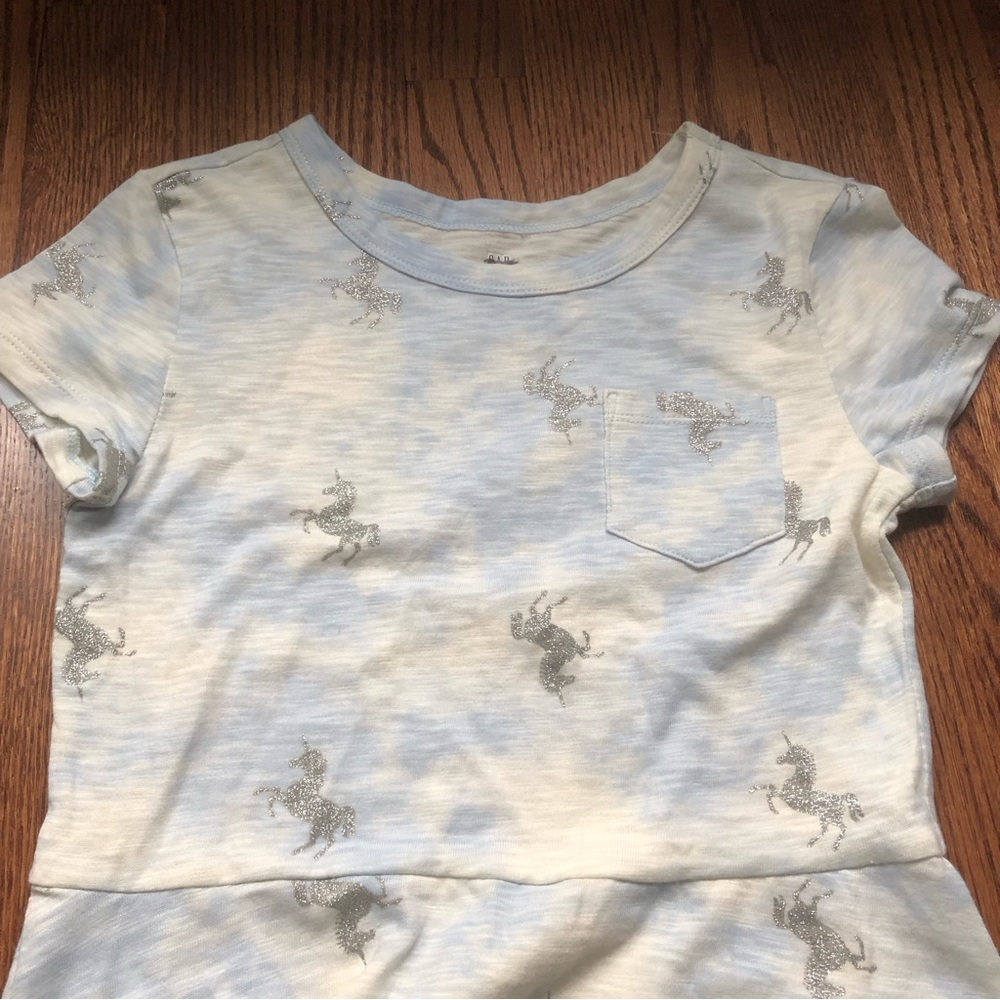 NWOT Gap Unicorn Dress 8-9 Years - Picture 2 of 6